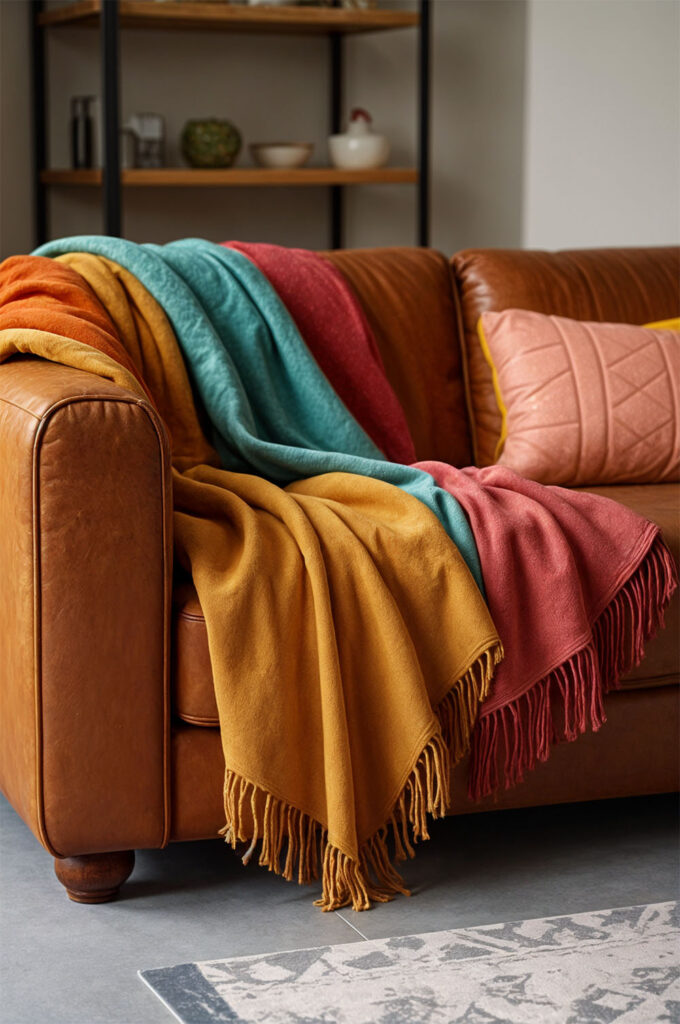 Using a mix of textures in living areas encourages a sense of comfort and ease.